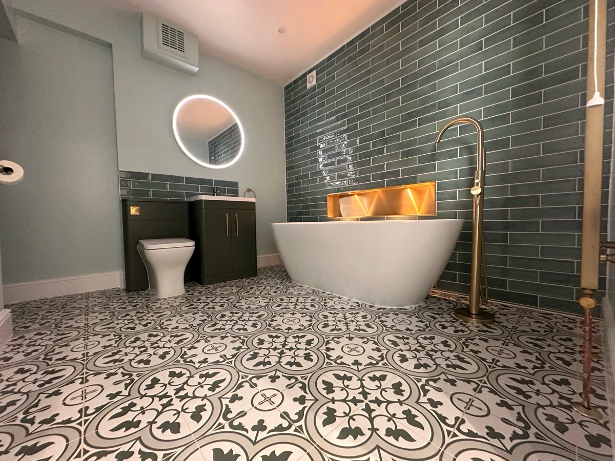 Refurbished bathroom