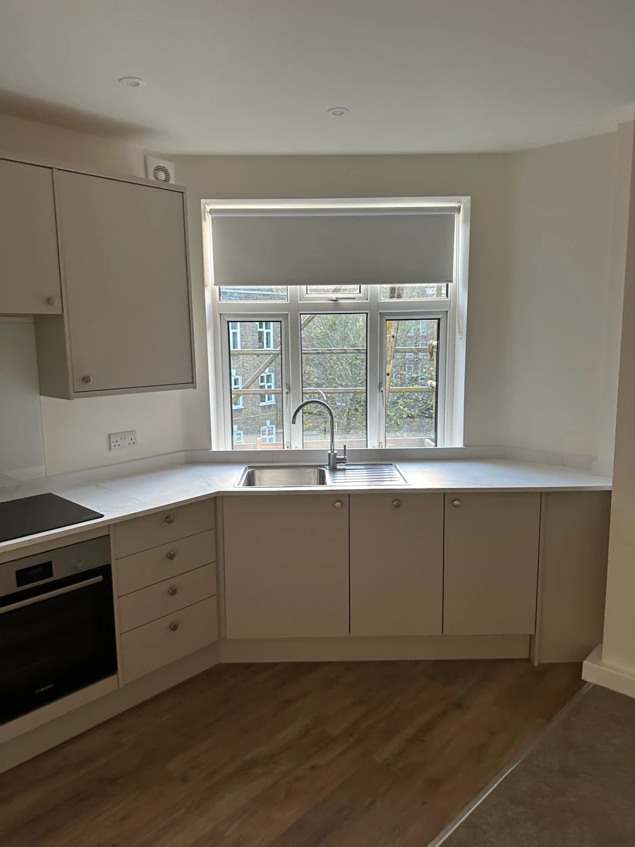 Refurbished kitchen in a property management refurbishment